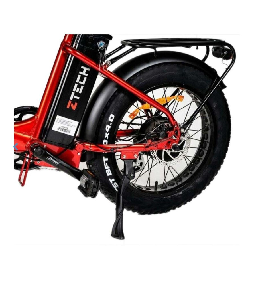 Fat Bike Z-Tech Telaio a Culla E-Bike 250w - Rossa