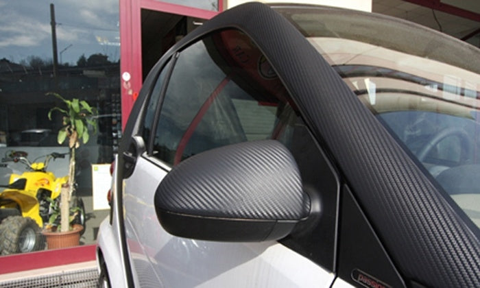 Pellicola adesiva 3D carbon black marca APA per car wrapping made