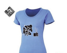 Carica l&#39;immagine nel visualizzatore di Gallery, Tucano Urbano T-Shirt Lady  - Azzurro