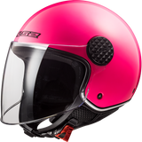 LS2 Sphere Lux Gloss Pink Casco Jet Visiera - OF558