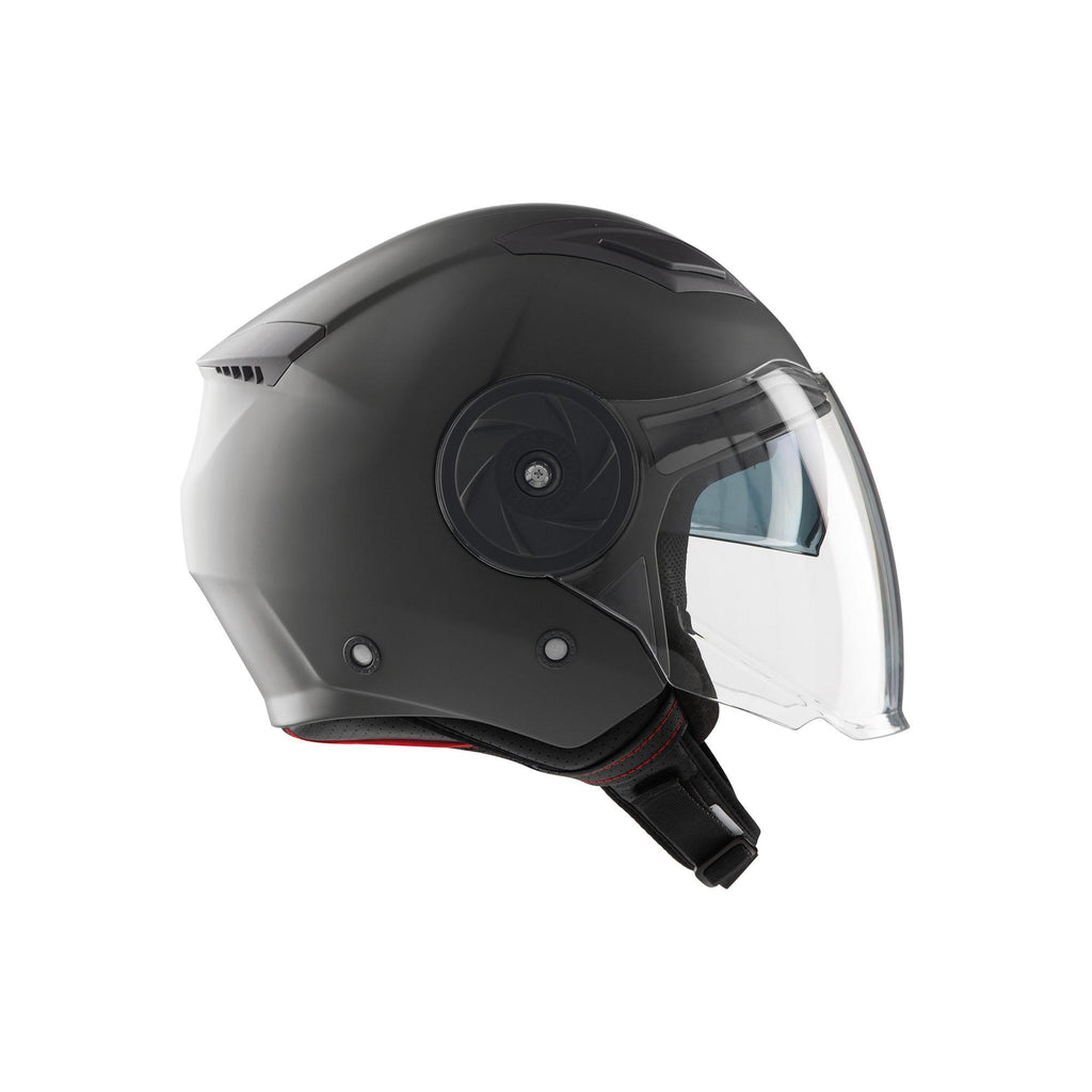Casco Demi-Jet Doppia VisieraTucano Urbano EL'CITY NERO OPACO *