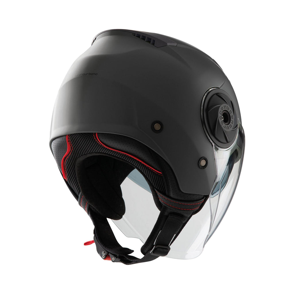 Casco Demi-Jet Doppia VisieraTucano Urbano EL'CITY NERO OPACO *