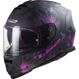 LS2 STORM 2 FF800 - BURST MATT BLACK PINK *