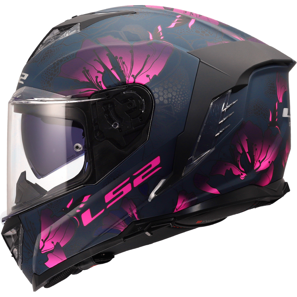 LS2 STORM III FF818 -BURST MATT BLACK PINK