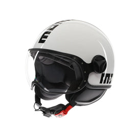 *MOMO DESIGN CLASSIC FIGHTER WHITE/BLACK VISIERA