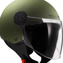 Carica l&#39;immagine nel visualizzatore di Gallery, LS2 Sphere 2 OF558 Casco jet visiera - Matt Military Green *