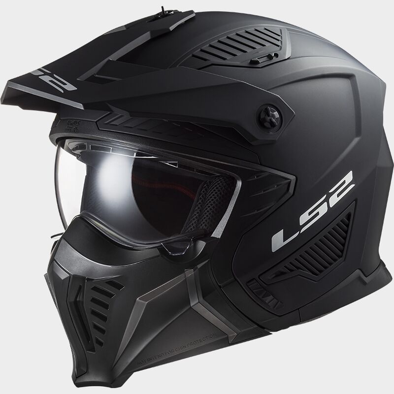 LS2 DRIFTER OF606 - SOLID MATT BLACK *