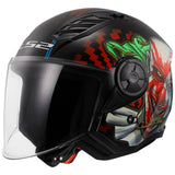 LS2 AIRFLOW 2  HAPPY DREAM  OF616 Casco Jet Visiera*