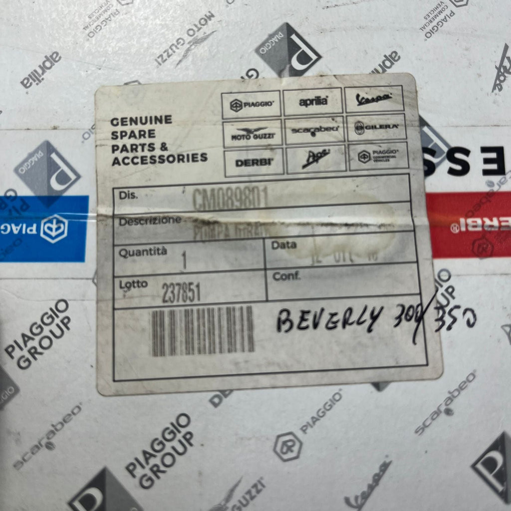 POMPA FRENO ORIGINALE PIAGGIO BEVERLY DX USATA CM089801
