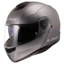 Carica l&#39;immagine nel visualizzatore di Gallery, LS2 Strobe 2 FF908 -  Matt Titanium - Casco Modulare *