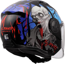 Carica l'immagine nel visualizzatore di Gallery, LS2 AIRFLOW 2 ZOMBIE OF616 Casco Jet Visiera *