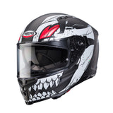 CASCO INTEGRALE CABERG AVALON X PUNK MATT GREY\ RED\ WHITE COD. C2QF60K8