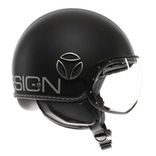 Carica l&#39;immagine nel visualizzatore di Gallery, * MOMO DESIGN FIGHTER EVO MATT BLACK/SILVER DOPPIA VISIERA