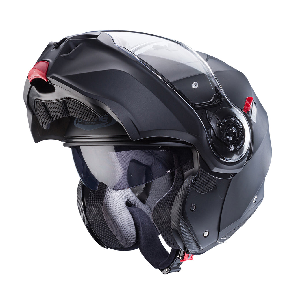 CASCO APRIBILE MODULARE CABERG DUKE EVO NERO OPACO