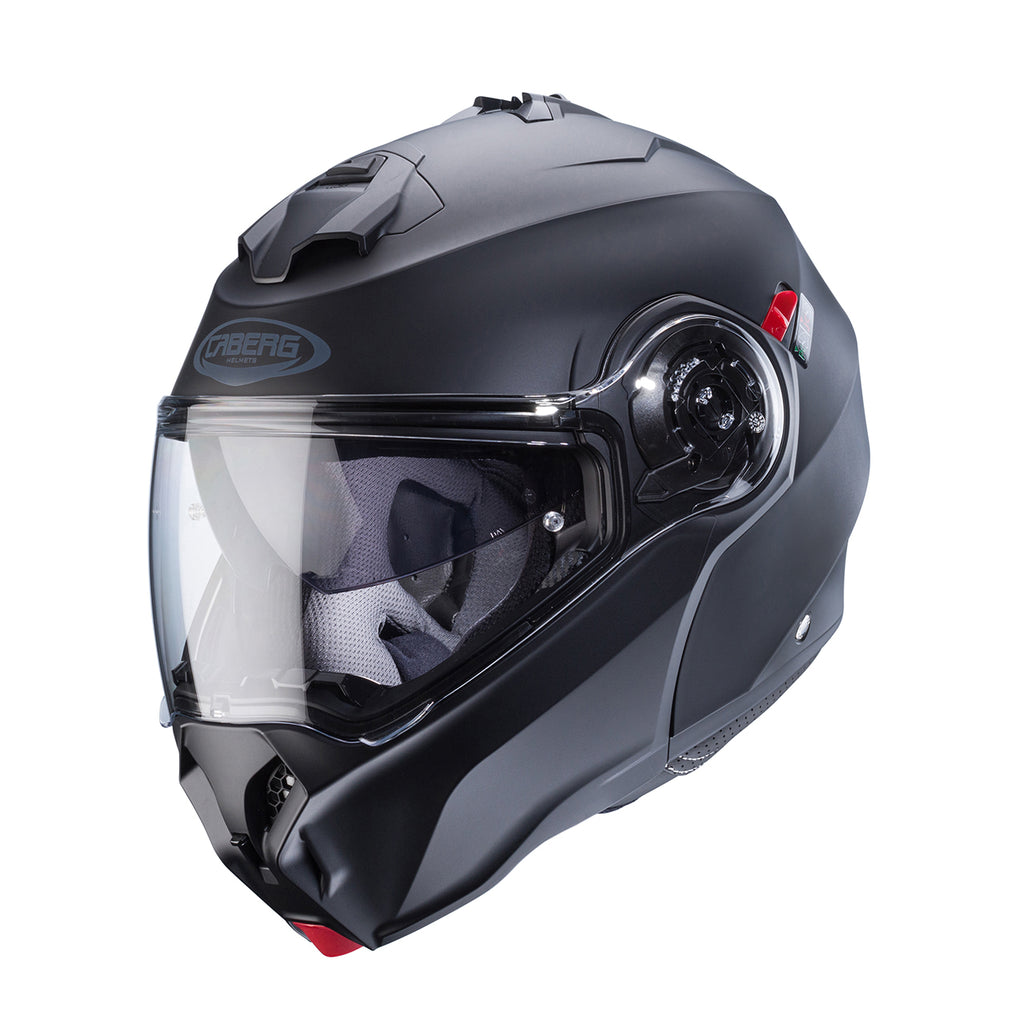 CASCO APRIBILE MODULARE CABERG DUKE EVO NERO OPACO