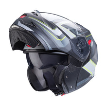 Carica l&#39;immagine nel visualizzatore di Gallery, CASCO APRIBILE MODULARE CABERG DUKE X TOUR MATT BLACK YELLOW ANTRACITE