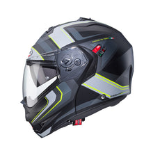 Carica l&#39;immagine nel visualizzatore di Gallery, CASCO APRIBILE MODULARE CABERG DUKE X TOUR MATT BLACK YELLOW ANTRACITE