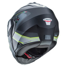 Carica l&#39;immagine nel visualizzatore di Gallery, CASCO APRIBILE MODULARE CABERG DUKE X TOUR MATT BLACK YELLOW ANTRACITE