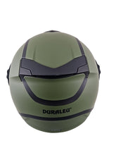 Carica l&#39;immagine nel visualizzatore di Gallery, DURALEU STRADA Casco jet visiera - Verde Militare Opaco *