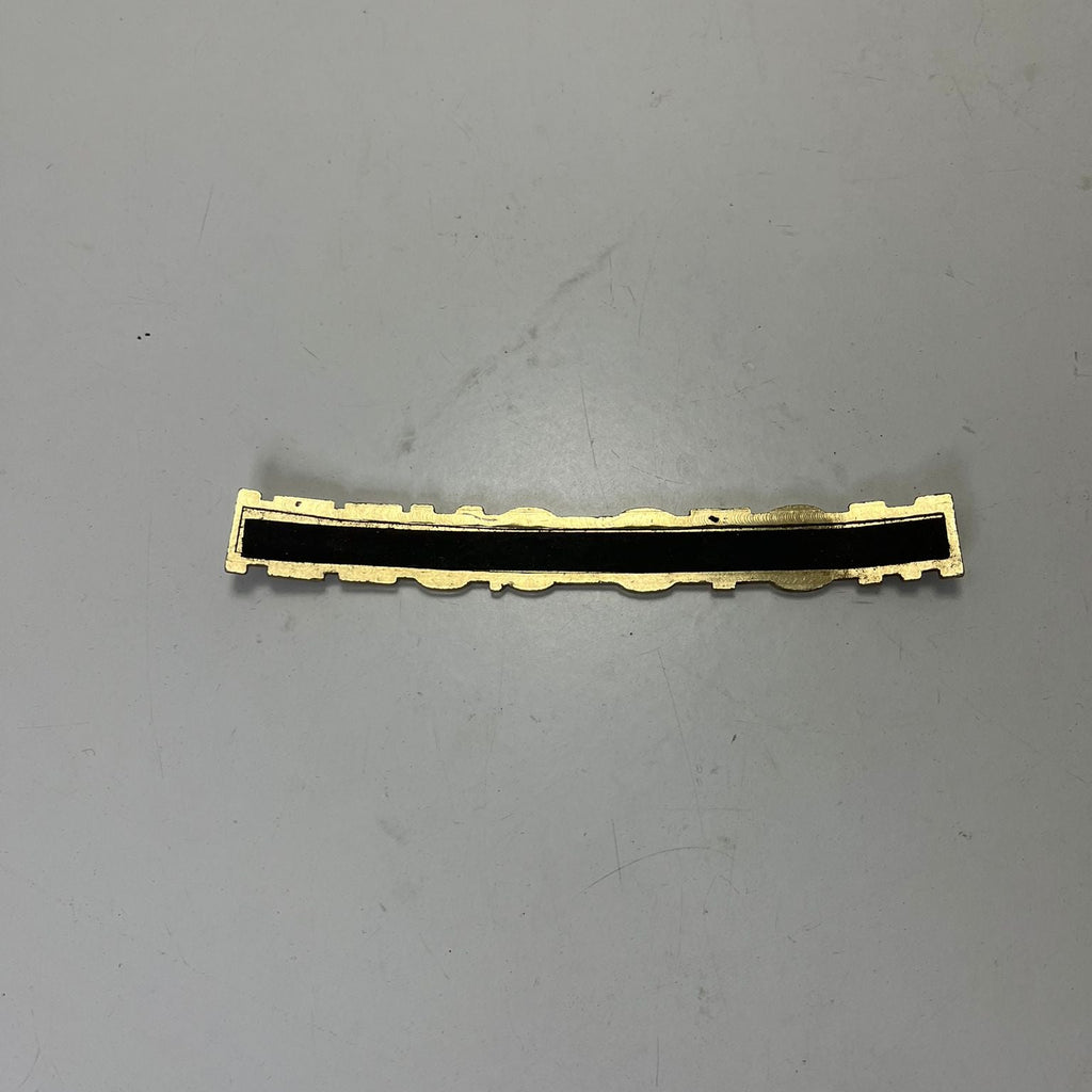 TARGHETTA EMBLEMA "MOTO GUZZI" IN ALLUMINIO USATO PICCOLA