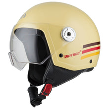 Carica l&#39;immagine nel visualizzatore di Gallery, NZI HELMETS VINTAGE 3 TRIBAND GOLD&amp;CREAM