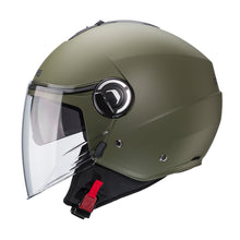 Carica l&#39;immagine nel visualizzatore di Gallery, Caberg Riviera V4X Matt Military Green - Casco Jet Doppia Visiera *