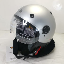 Duraleu Nudo - Argento opaco - Jet Visiera *