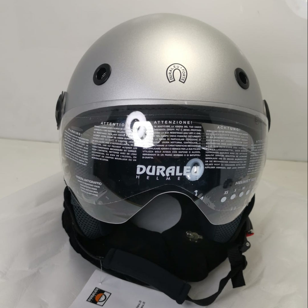 Duraleu Nudo - Argento opaco - Jet Visiera *