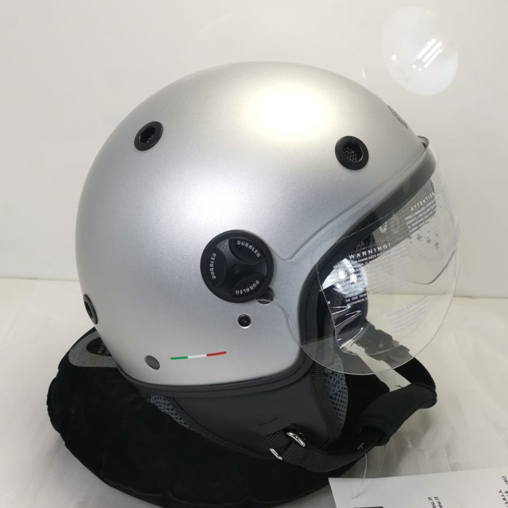 Duraleu Nudo - Argento opaco - Jet Visiera *