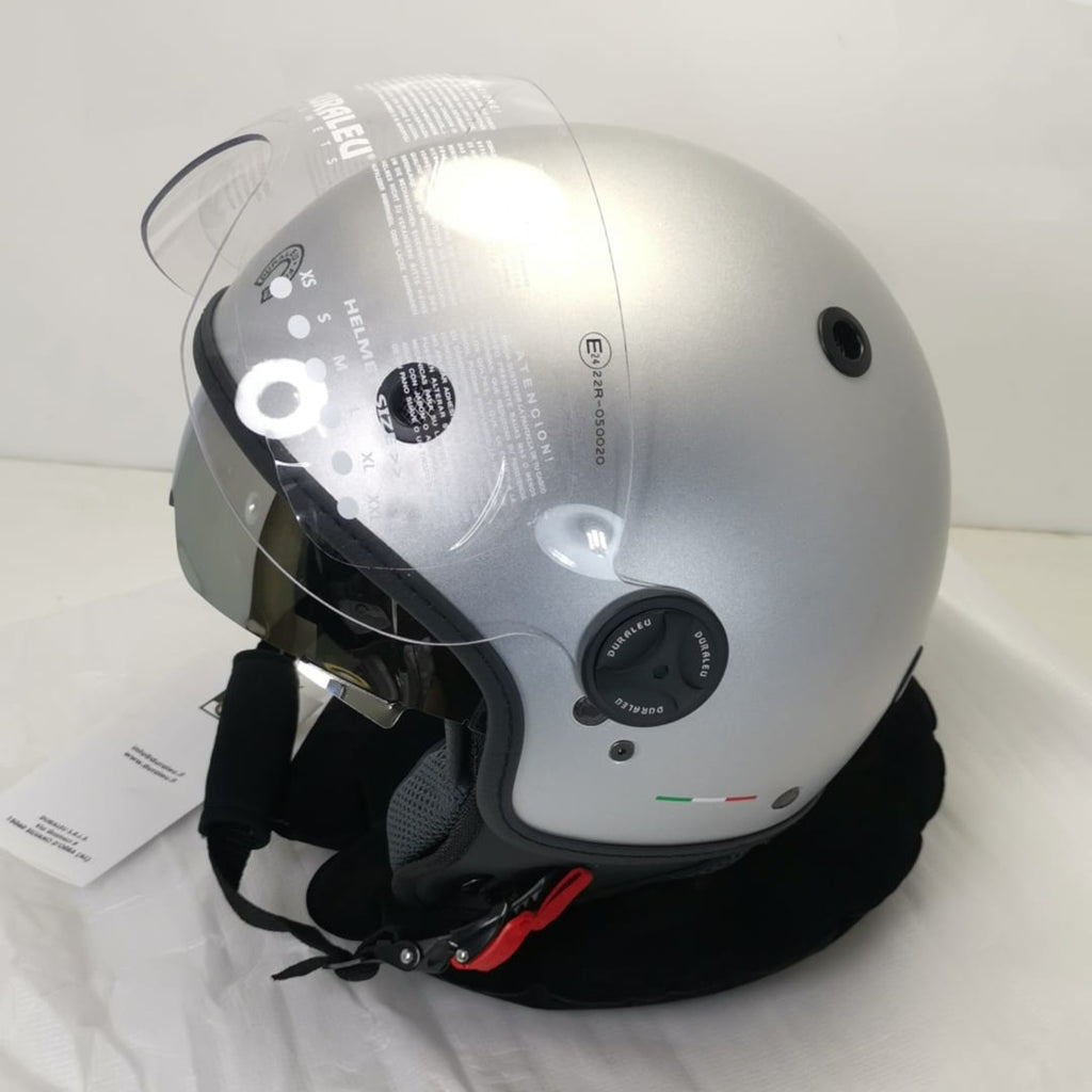 Duraleu Nudo - Argento opaco - Jet Visiera *