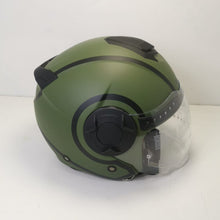 Carica l&#39;immagine nel visualizzatore di Gallery, DURALEU STRADA Casco jet visiera - Verde Militare Opaco *