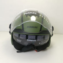Carica l&#39;immagine nel visualizzatore di Gallery, DURALEU STRADA Casco jet visiera - Verde Militare Opaco *
