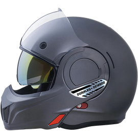 DURALEU CABRIO - CASCO MODULARE - TITANIO OPACO *