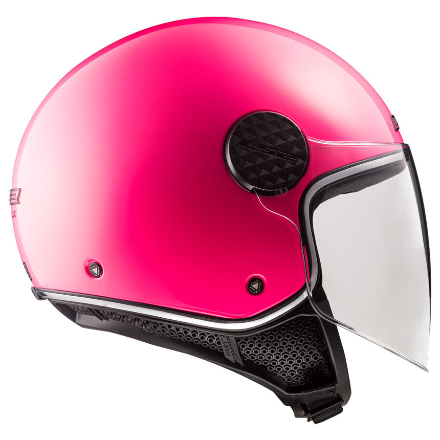 LS2 Sphere Lux 2 OF558 Casco jet visiera - Solid Fluo Pink *