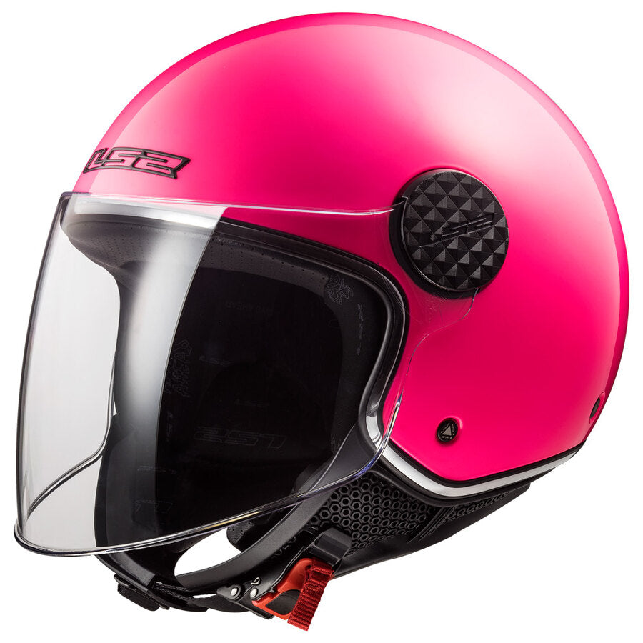 LS2 Sphere Lux 2 OF558 Casco jet visiera - Solid Fluo Pink *