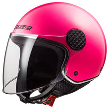 Carica l&#39;immagine nel visualizzatore di Gallery, LS2 Sphere Lux 2 OF558 Casco jet visiera - Solid Fluo Pink *