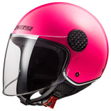 LS2 Sphere Lux 2 OF558 Casco jet visiera - Solid Fluo Pink *