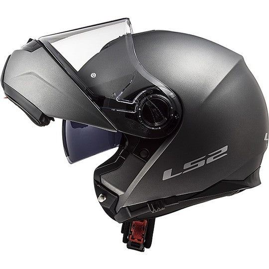 LS2 Strobe 2 FF908 -  Matt Titanium - Casco Modulare *