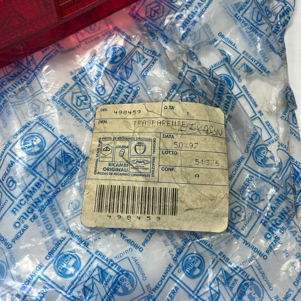 TRASPARENTE FARO FANALINO POSTERIORE PIAGGIO HEXAGON