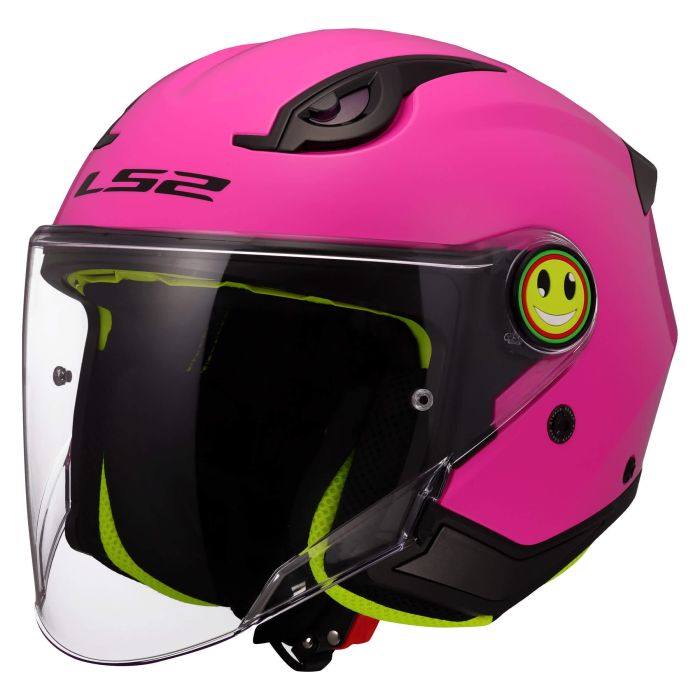 CASCO BAMBINO/JUNIOR LS2 FUNNY II SOLID PINK