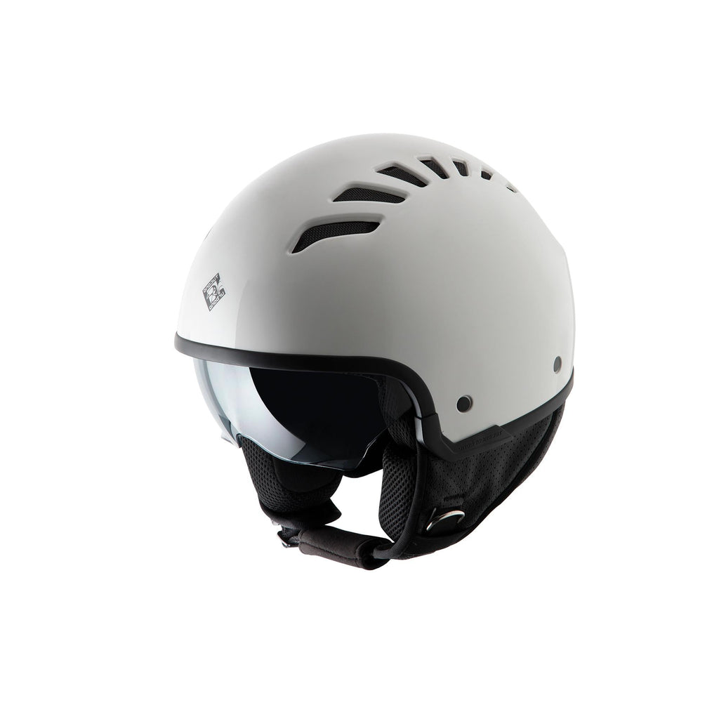 CASCO JET VISIERA TUCANO URBANO DEMI-JET EL'FRESH - Bianco Lucido *