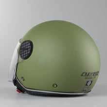 Carica l&#39;immagine nel visualizzatore di Gallery, LS2 Sphere Lux Verde Militare Opaco Casco Jet Visiera - OF558 *