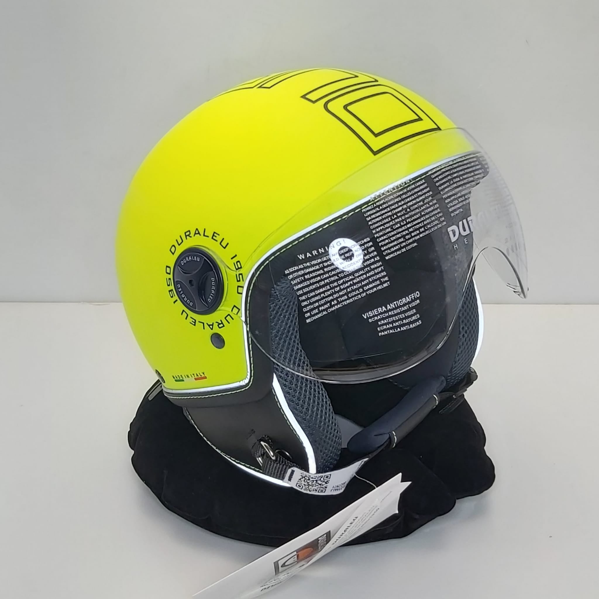 Protezione nucale antipioggia antivento per Kask RW giallo fluo Protezione nucale antipioggia antivento per Kask RW giallo fluo