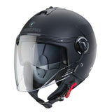 Caberg Riviera V4 Matt Black - Casco Jet Doppia Visiera *