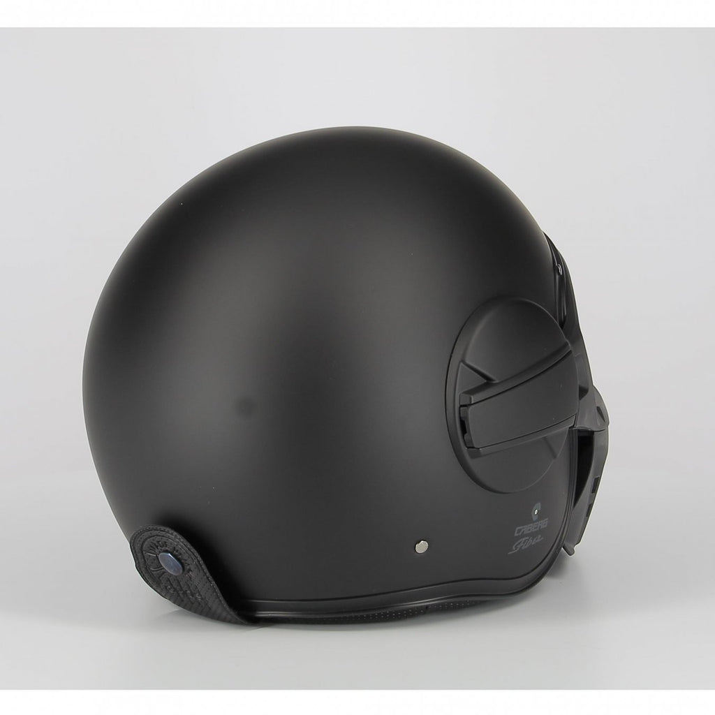 * Caberg Ghost X Matt Black - Casco Moto Cafe Racer  Casco Jet Visiera Componibile