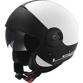 LS2 CABRIO VIA OF597 -  MATT WHITE BLACK