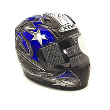 Carica l&#39;immagine nel visualizzatore di Gallery, Zeus 803C - BLU/ARGENTO - Casco Integrale BLACK FRIDAY