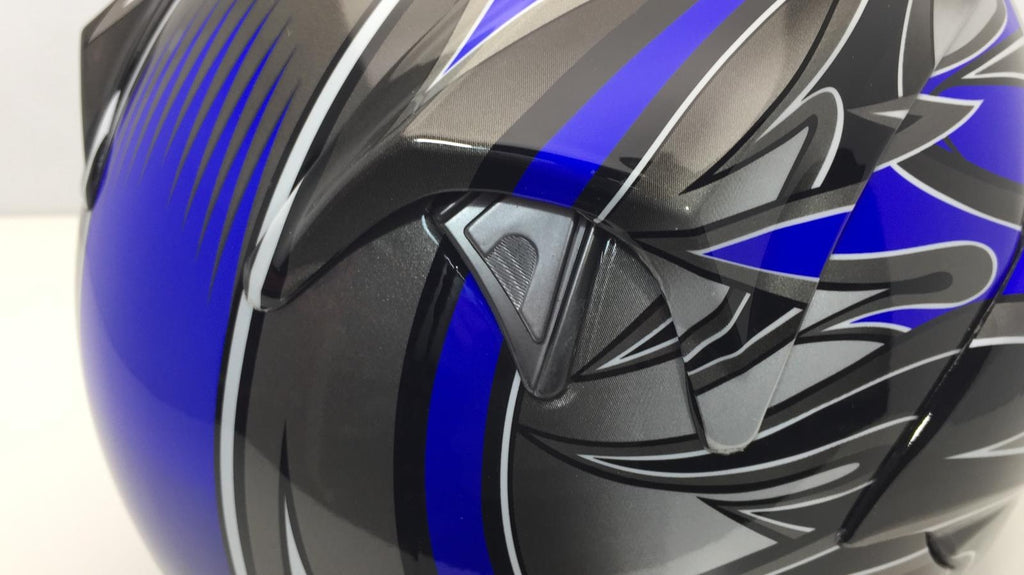 Zeus 803C - BLU/ARGENTO - Casco Integrale BLACK FRIDAY