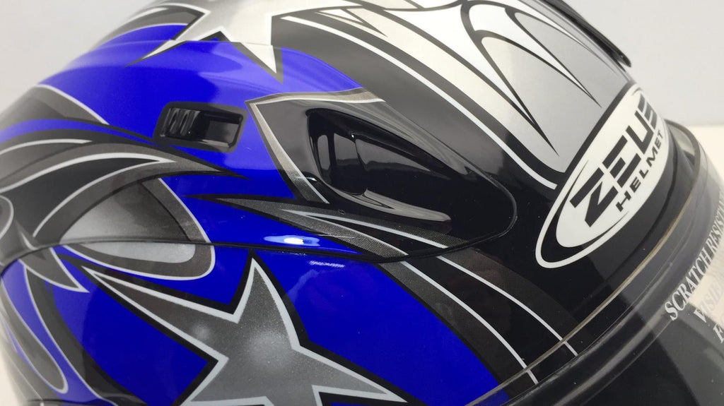 Zeus 803C - BLU/ARGENTO - Casco Integrale BLACK FRIDAY
