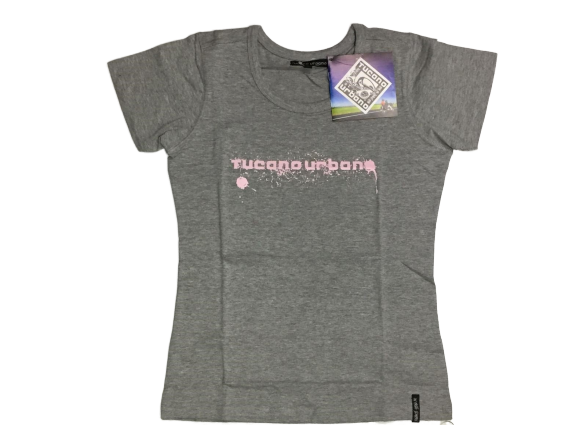 Tucano Urbano Tu-Code Lady - Grigio / Grey - T-Shirt estiva